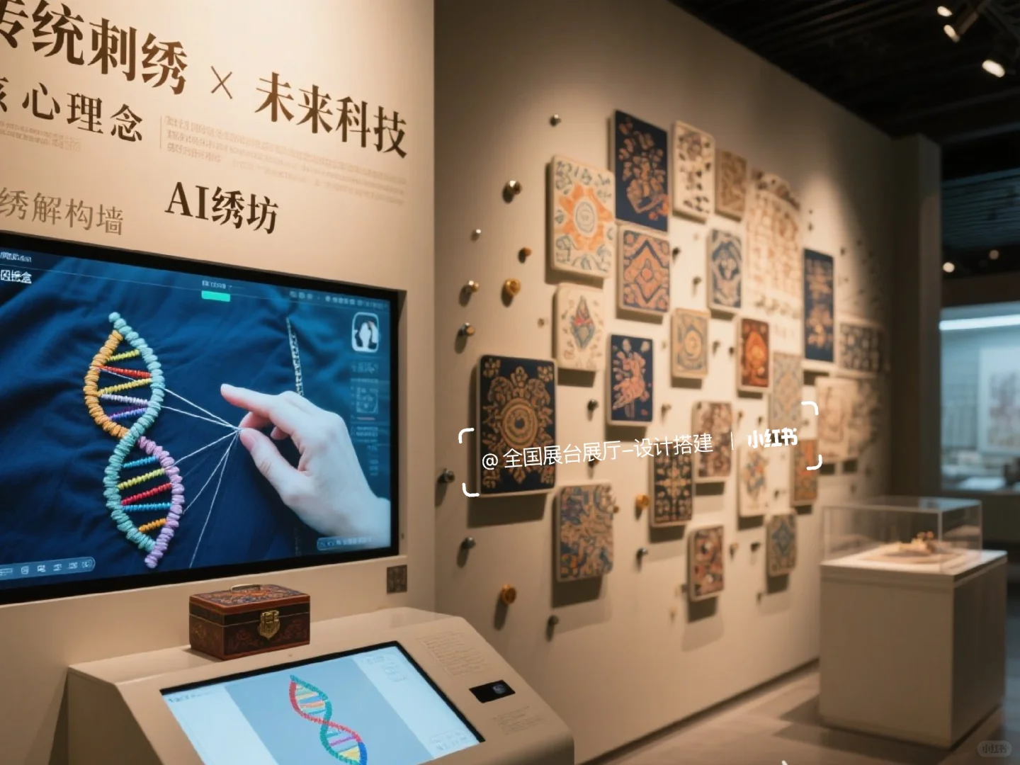 ✨非遗刺绣艺术展厅|传统之美×未来科技