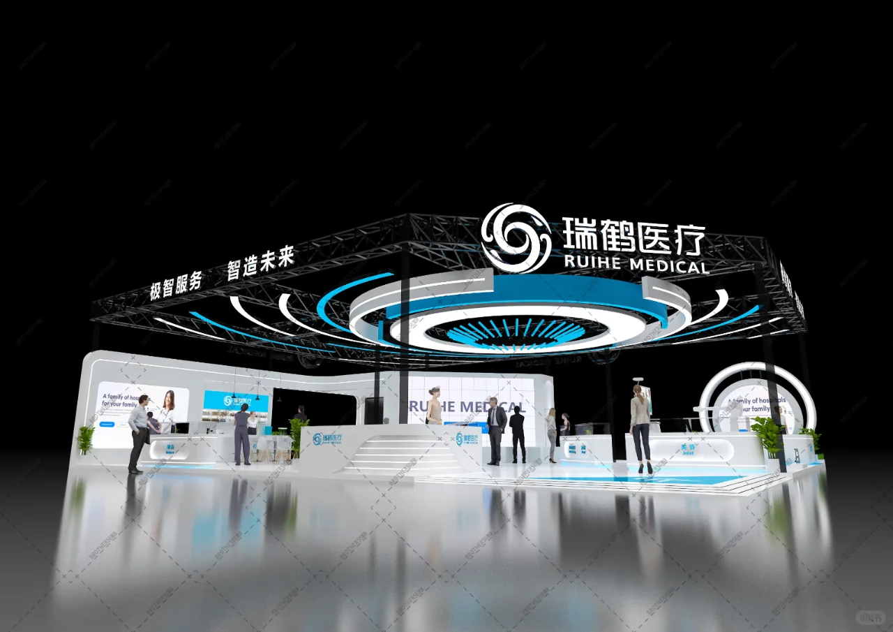 医疗站展设计搭建完美落地