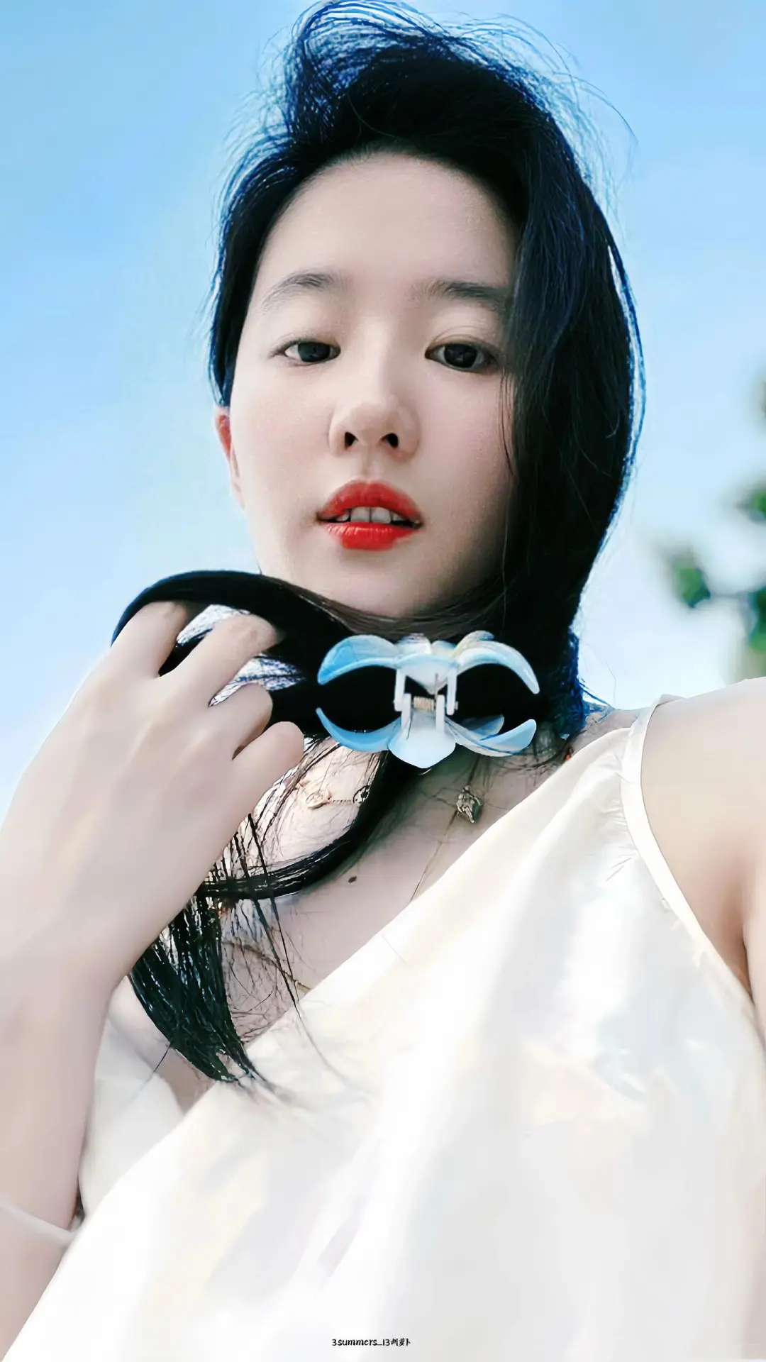 刘亦菲最新海边超美壁纸