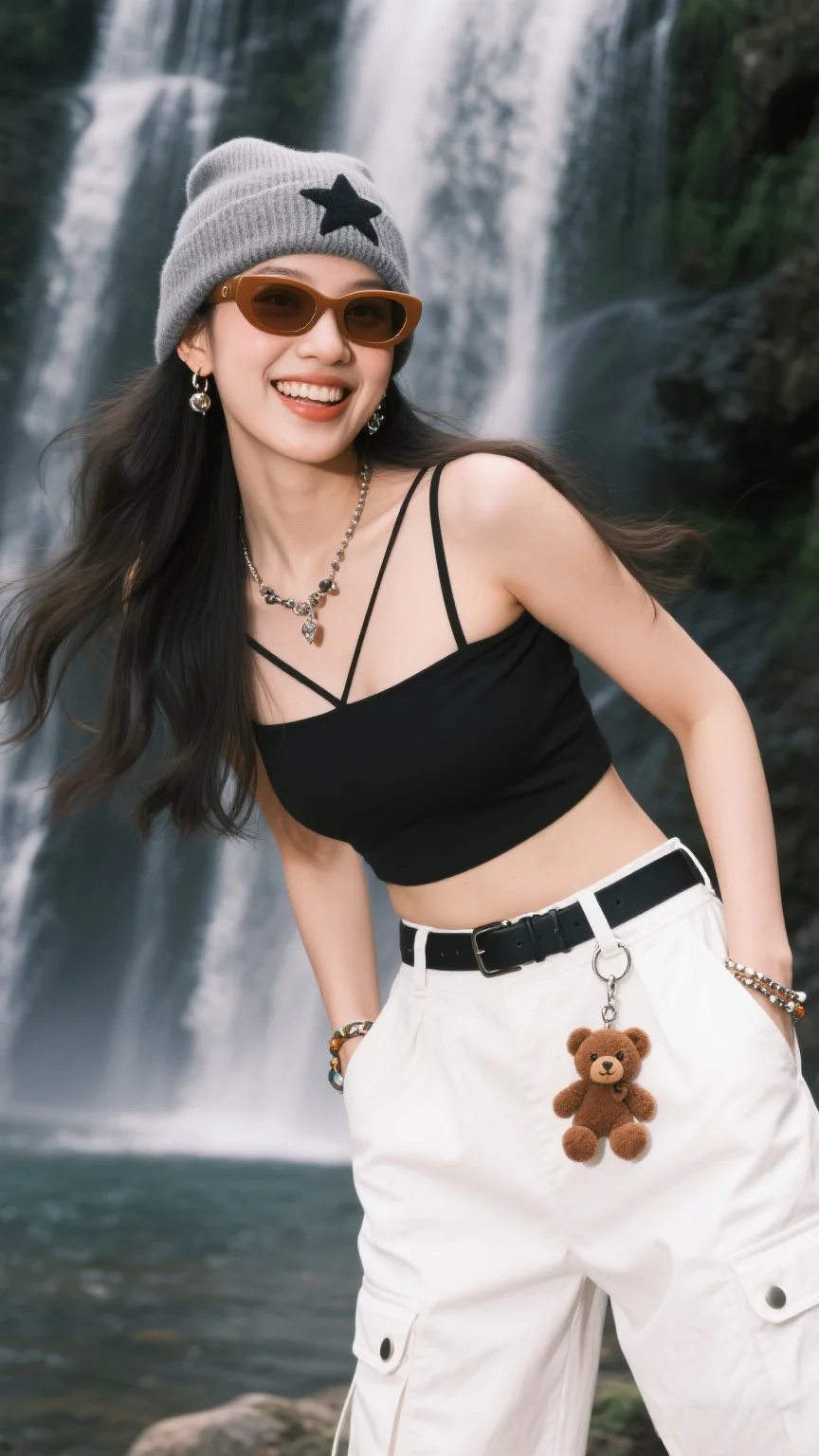 瀑布边的夏日穿搭灵感✨