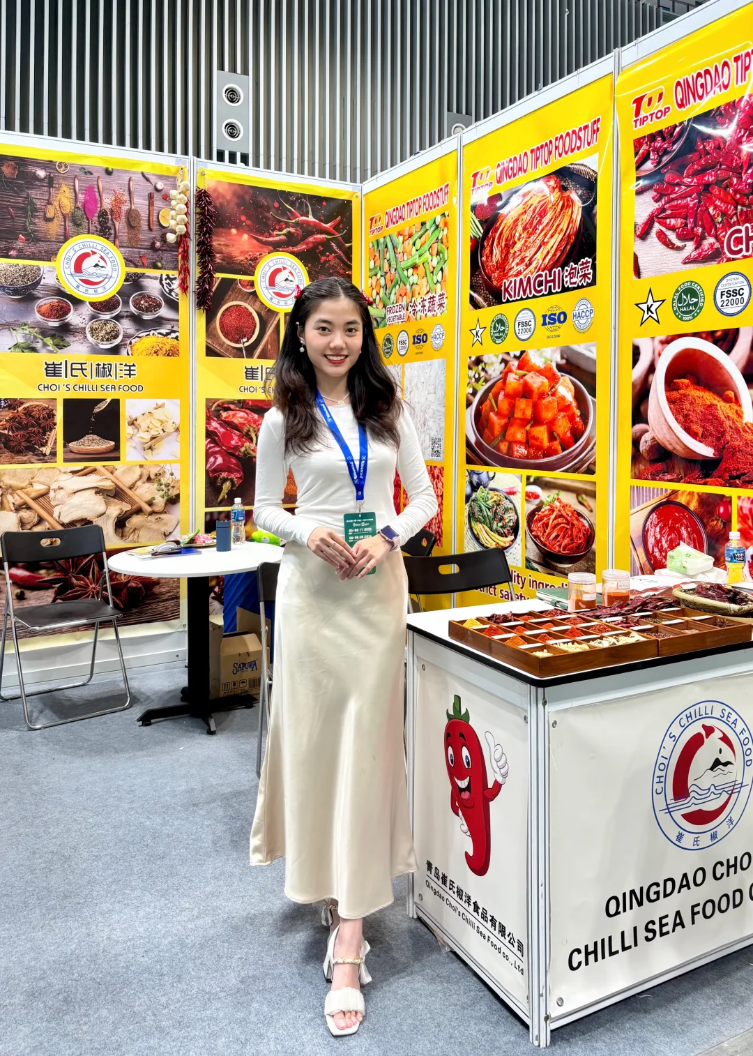 食品展是我参加过最开心的展会，因为