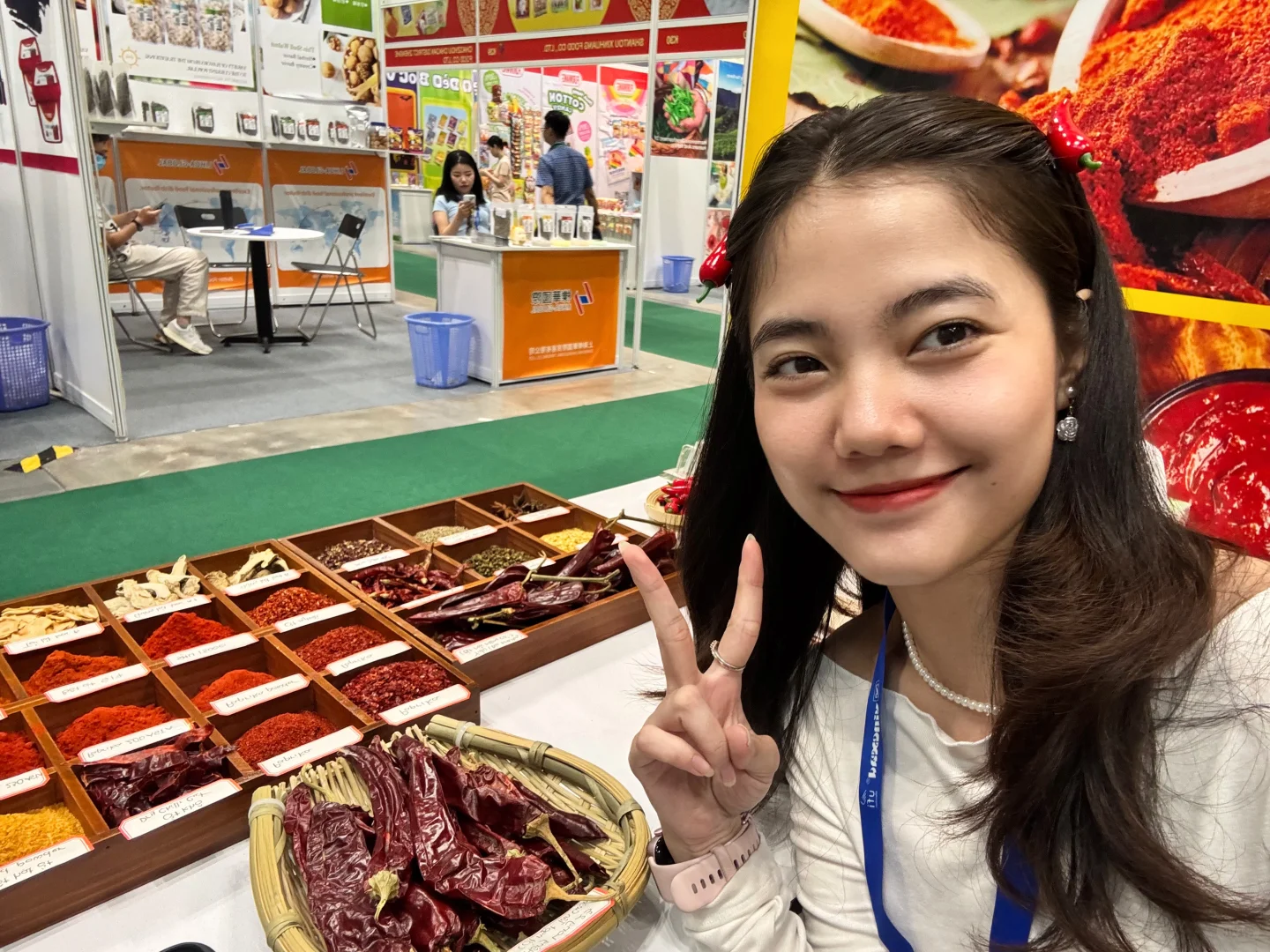 食品展是我参加过最开心的展会，因为