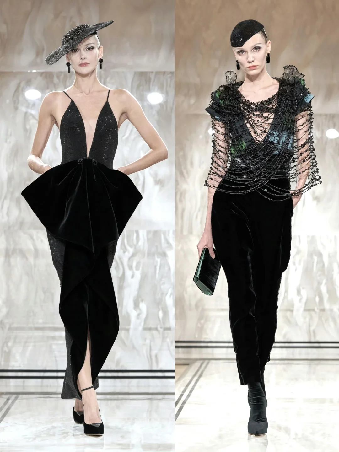 Armani 高定把神秘与高贵刻进骨子里✨
