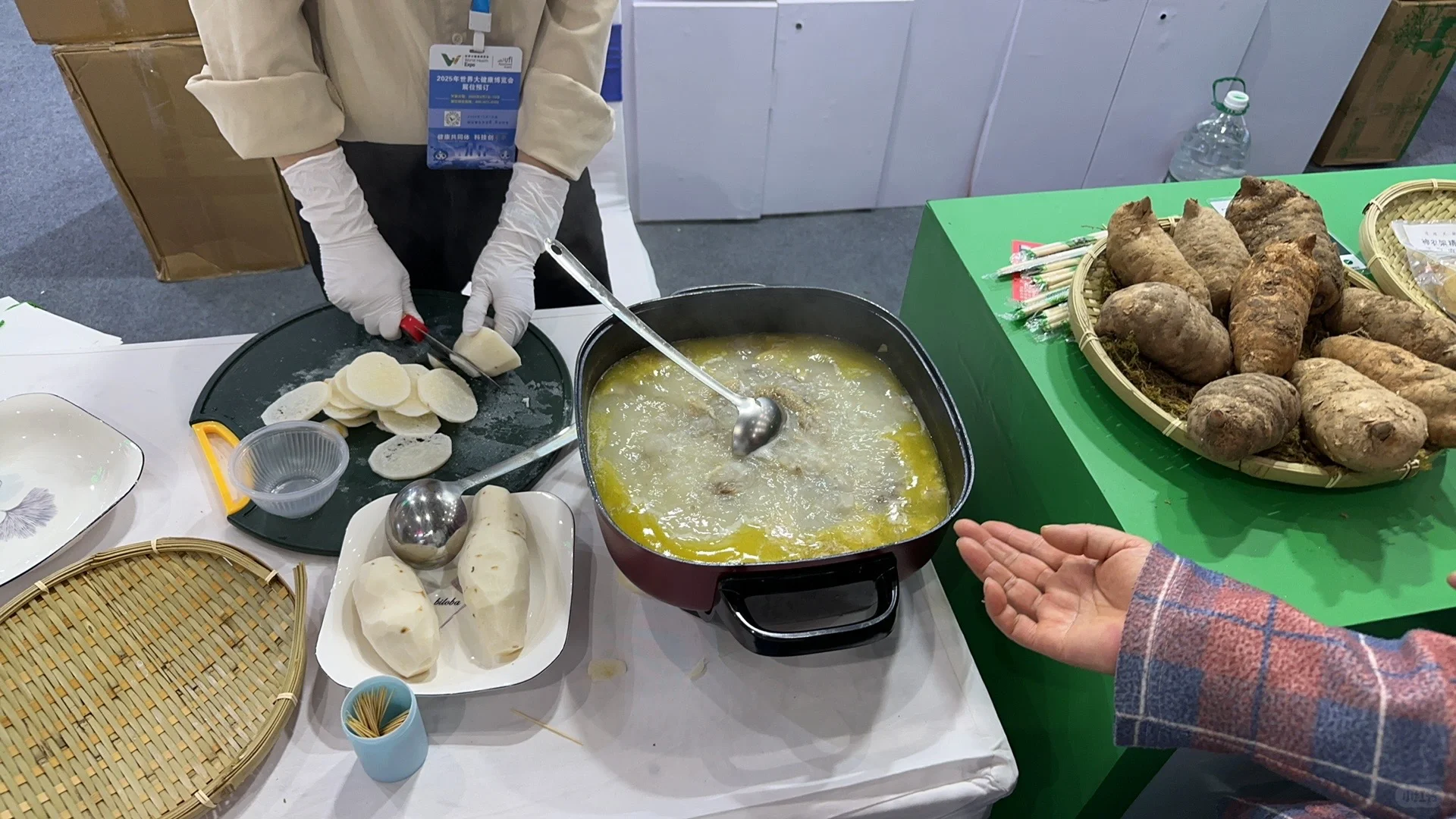 展会现场来啦！世界大健康博览会