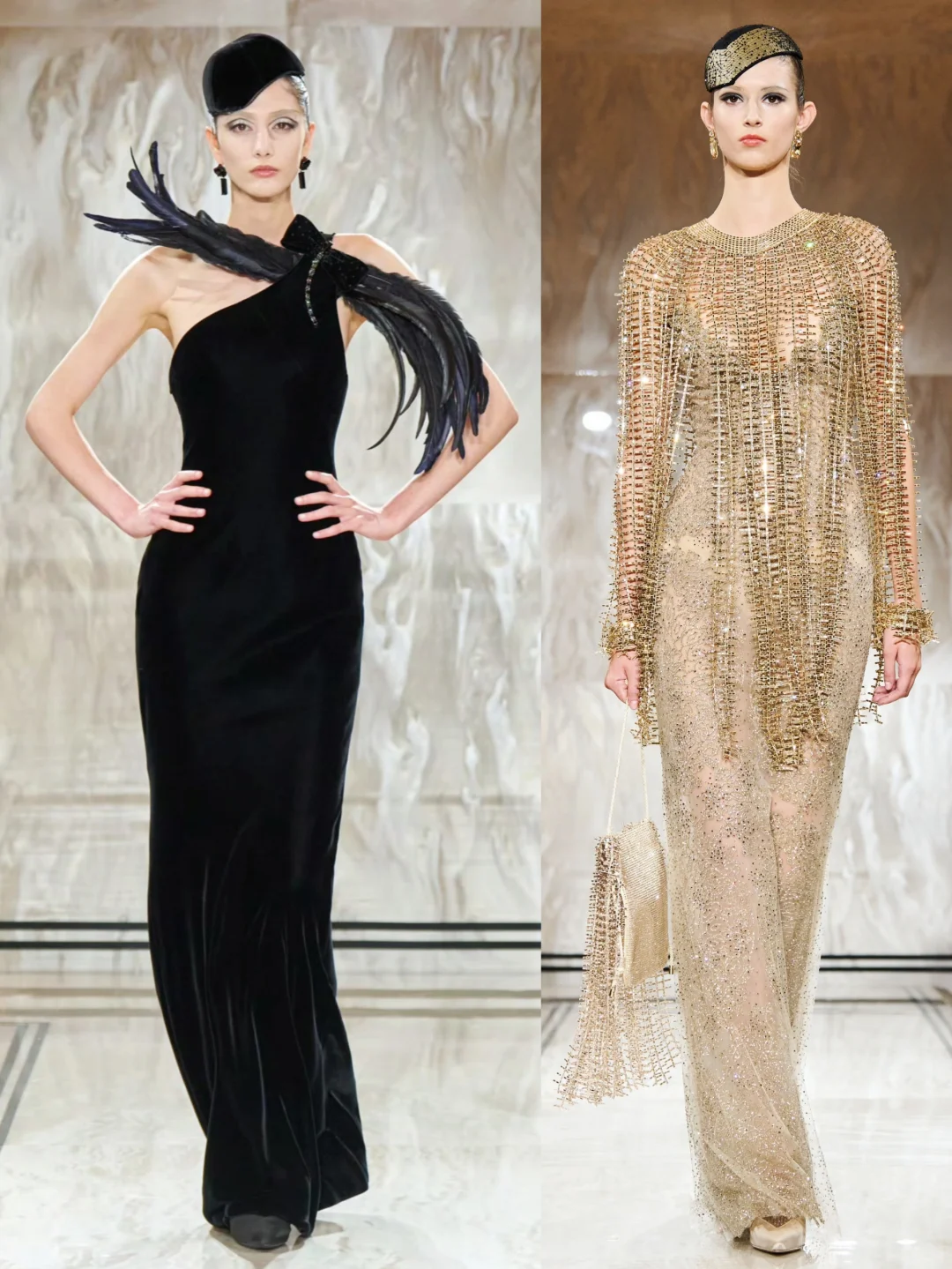 Armani 高定把神秘与高贵刻进骨子里✨