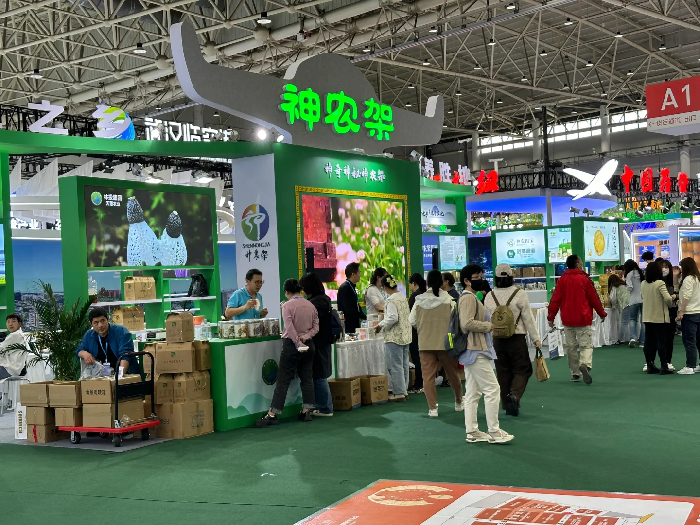 展会现场来啦！世界大健康博览会