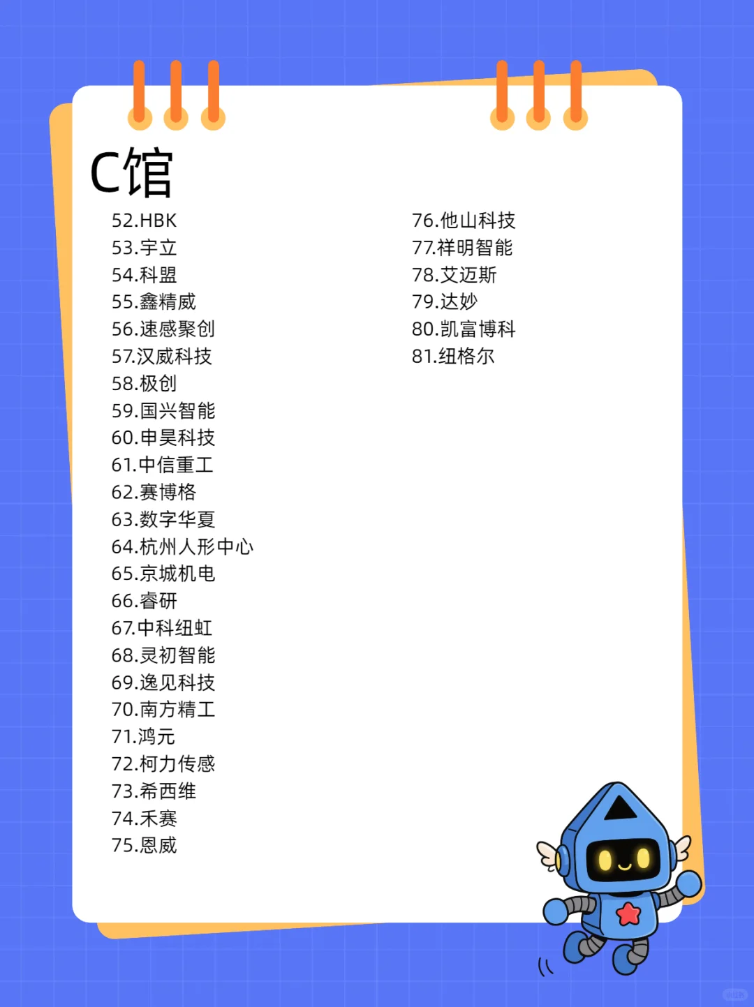 2025 世界机器人大会参展商名单汇总！逛展