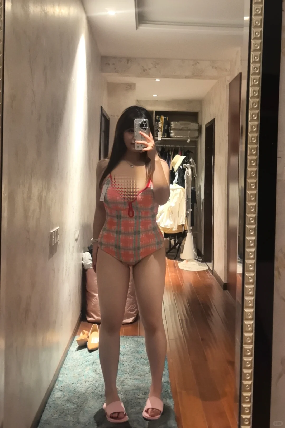 130斤微胖泳衣分享