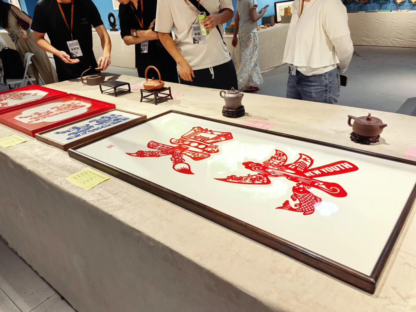 感觉她们是来参展，我是来宣传湖州和吴兴的