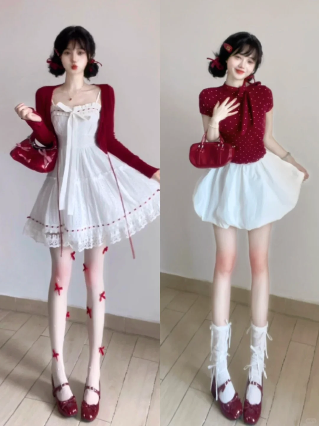 蓝色系穿搭分享～