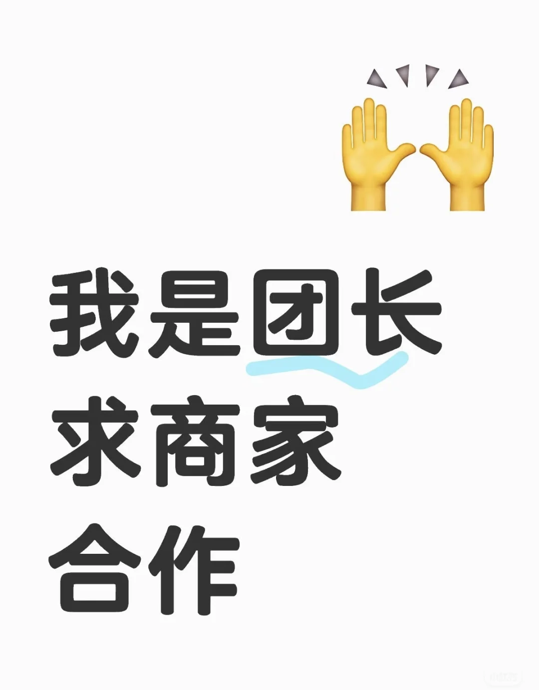 我是团长，商家合作dd