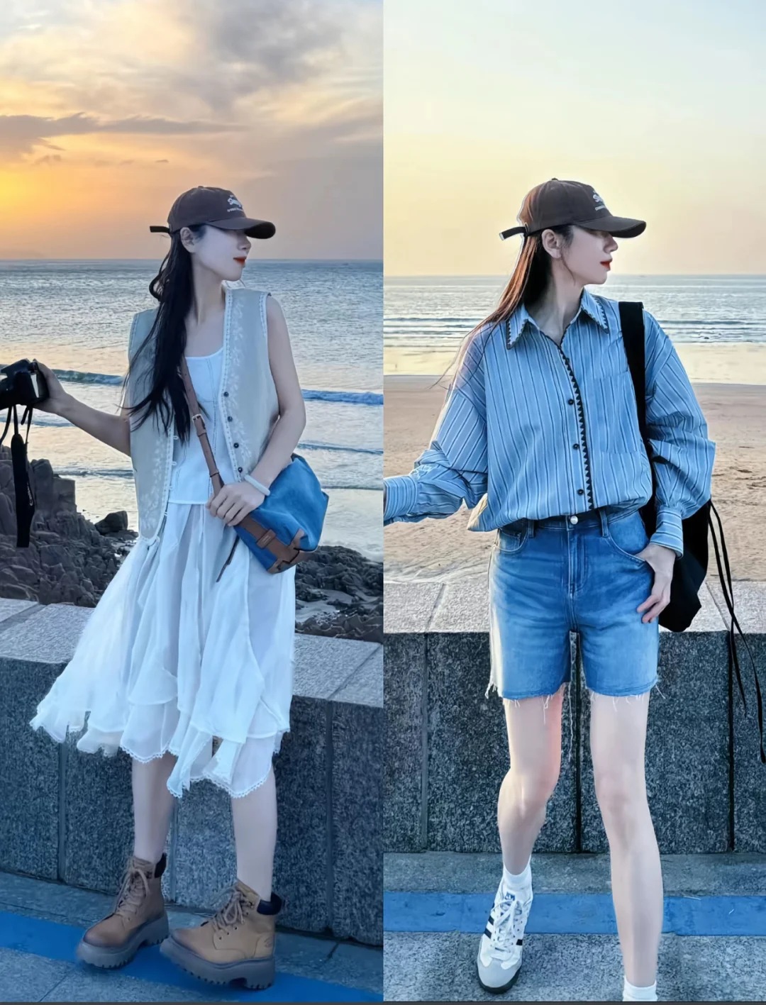海边穿搭日记?️(ˆ˚ˆ✿)
