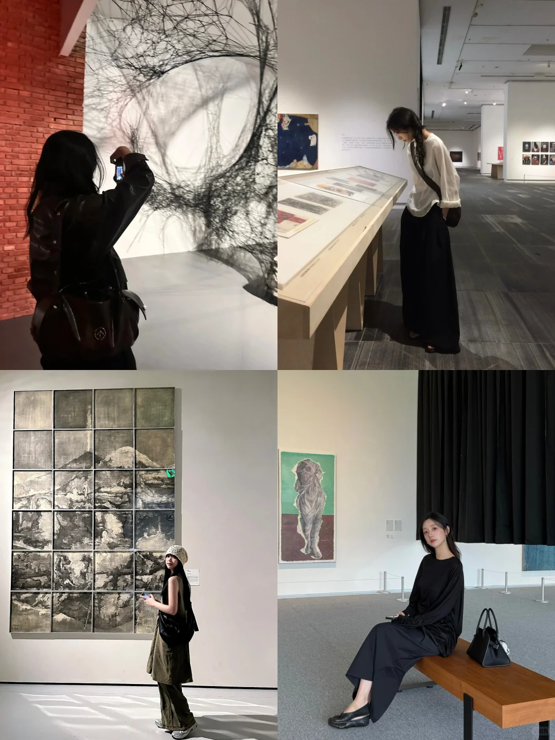 进来学！！！存一些看展拍照姿势??‍??️