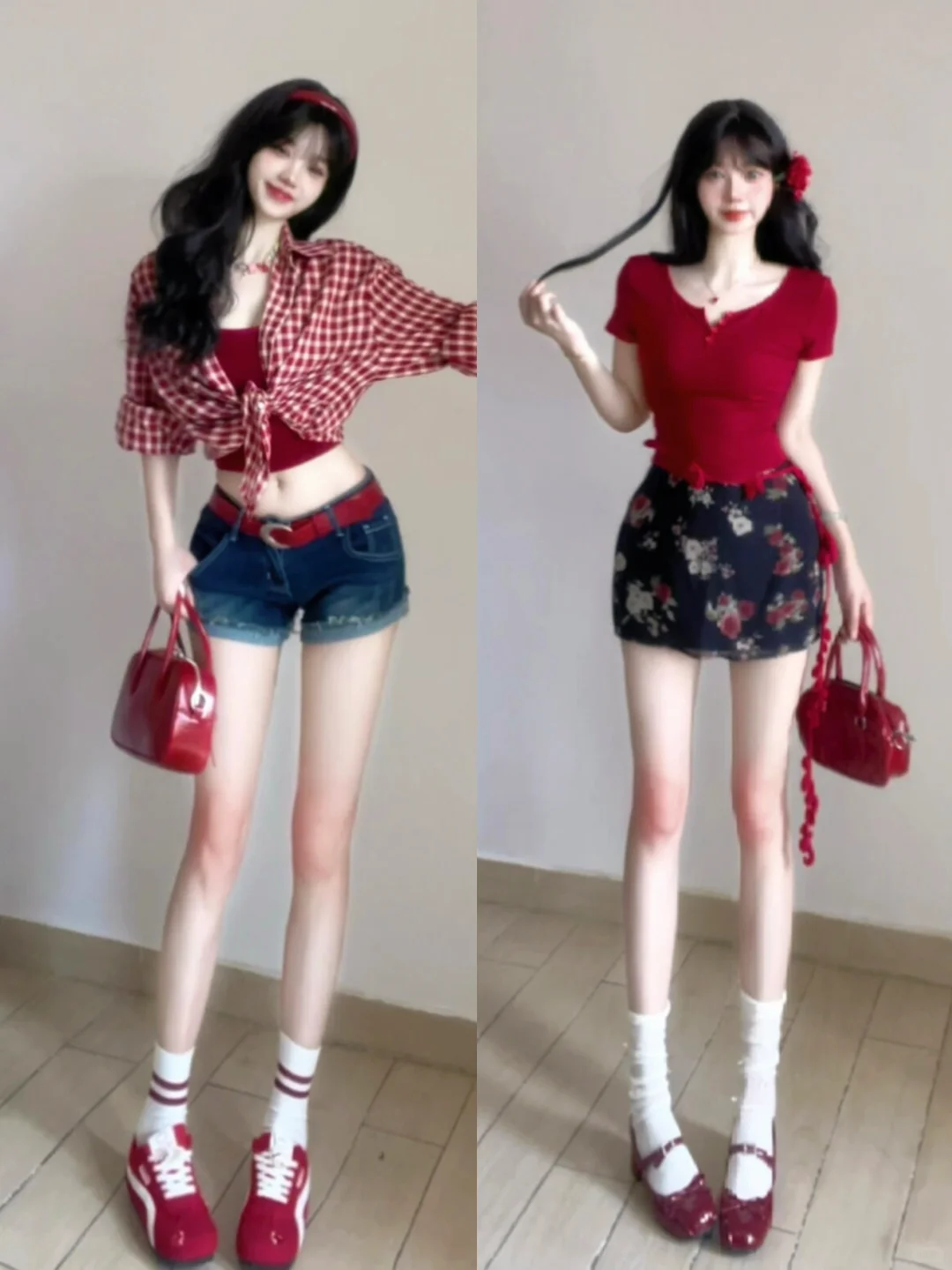 蓝色系穿搭分享～