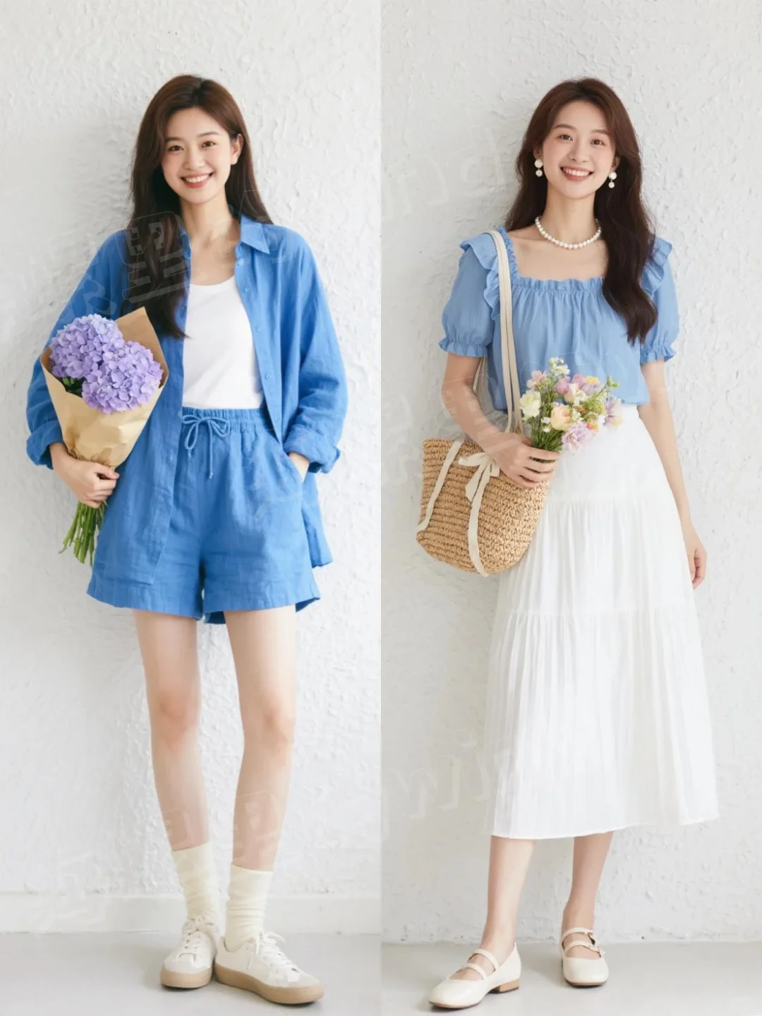 ??把天空穿身上｜夏日清爽呼吸感穿搭