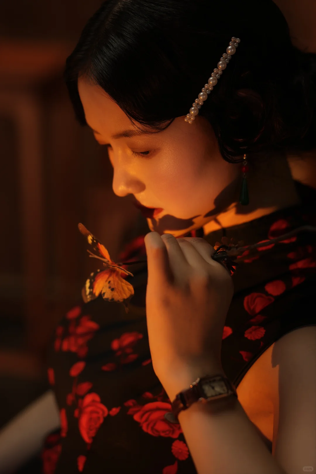 旧时光美人✨苏州民国手推波旗袍写真