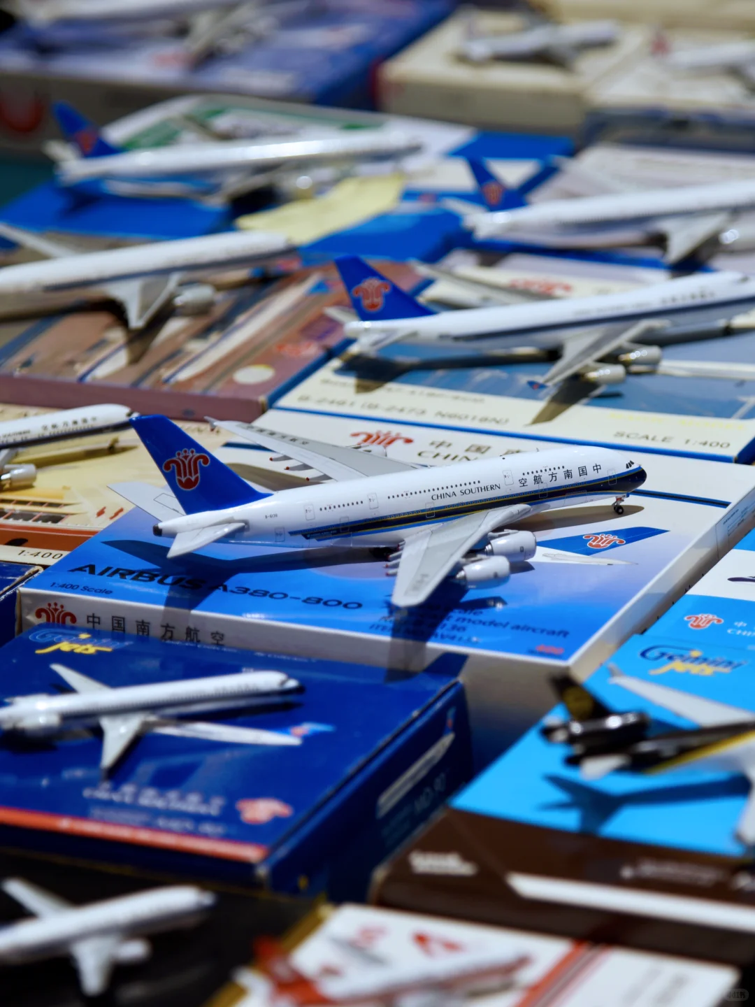 小而热闹的客机模型展销会