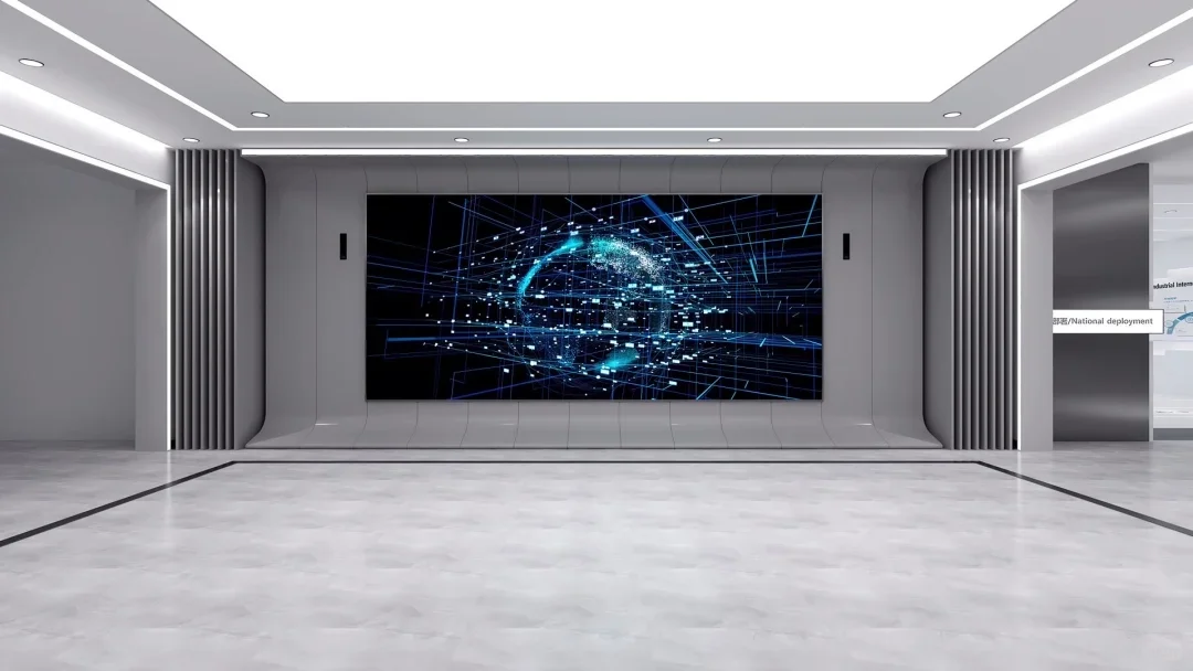 光与科技的未来感展厅设计