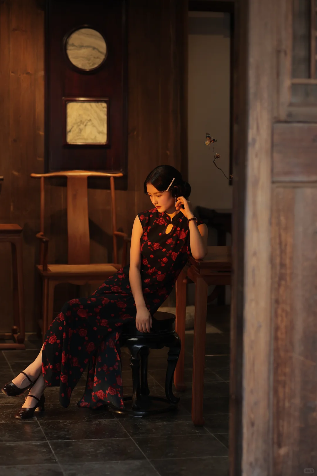 旧时光美人✨苏州民国手推波旗袍写真