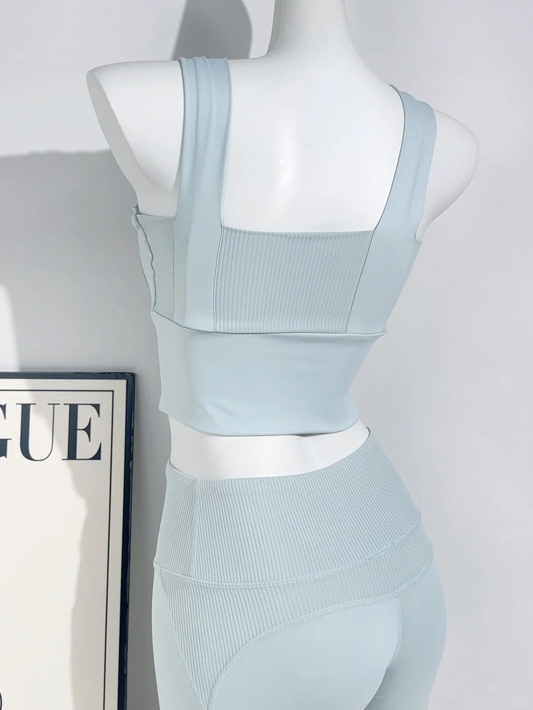 今日份普拉提女孩?温柔蓝色系?49超显瘦