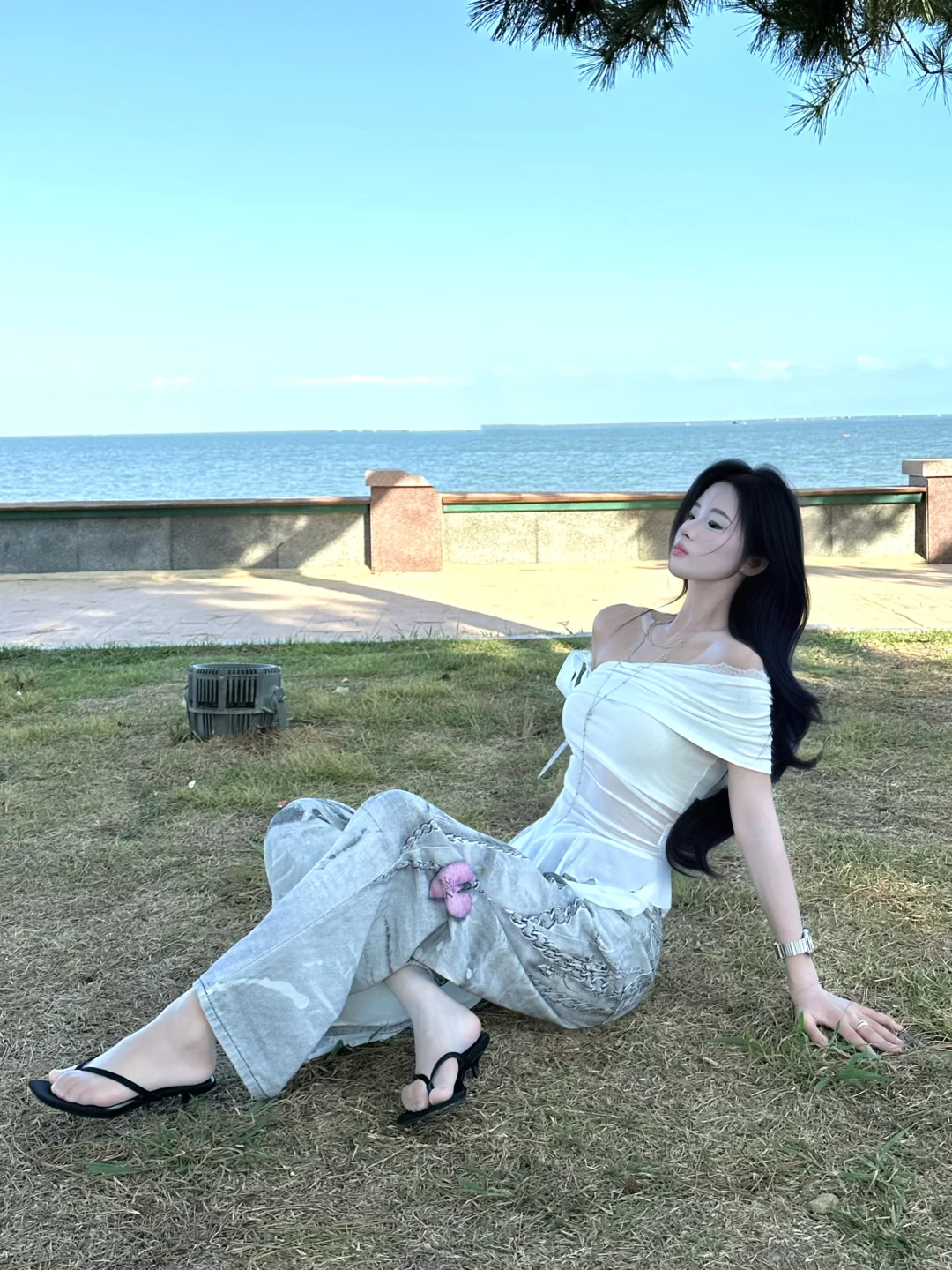 ins海边氛围感穿搭～?