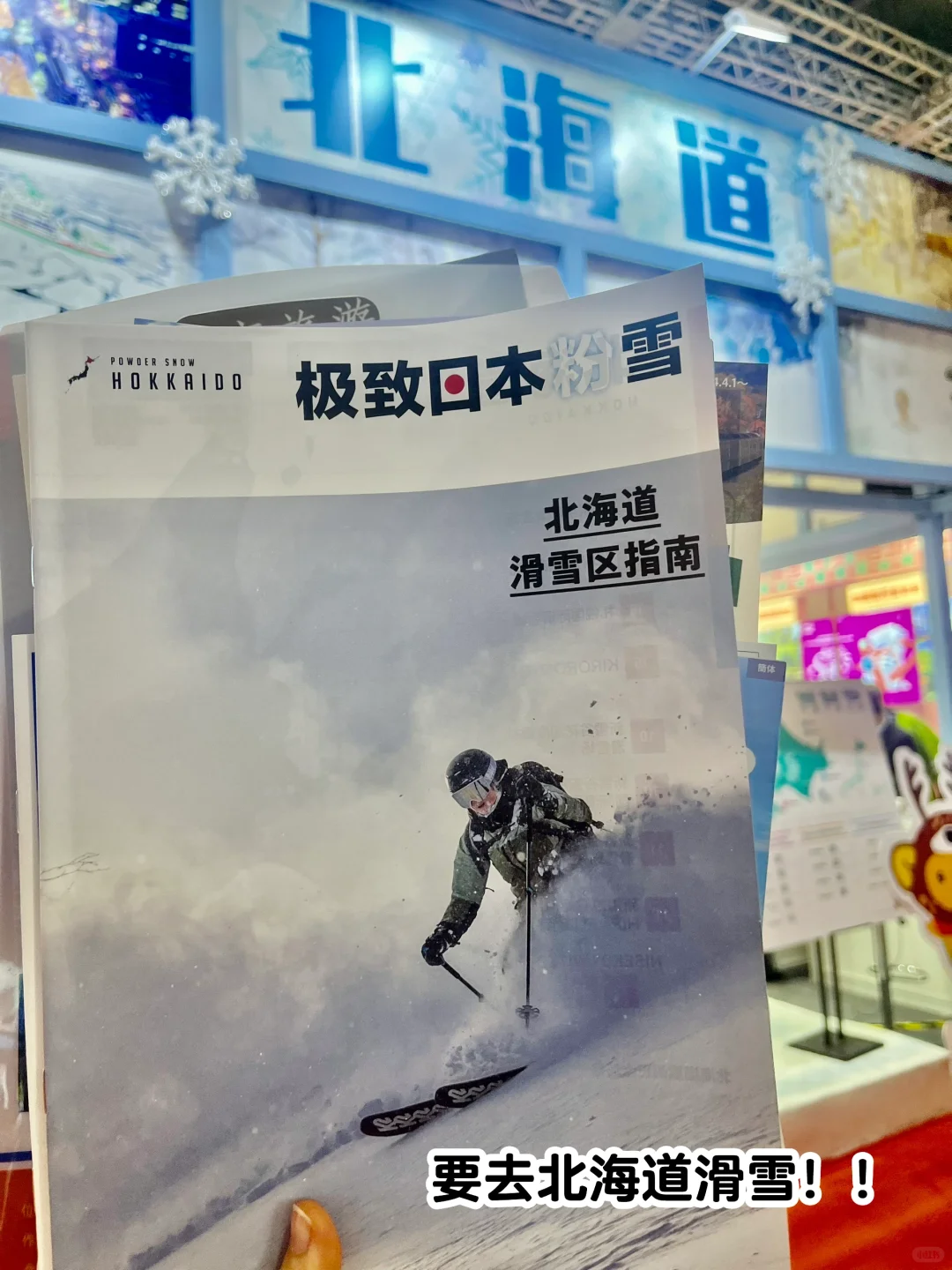 今天去逛旅游交易会啦！