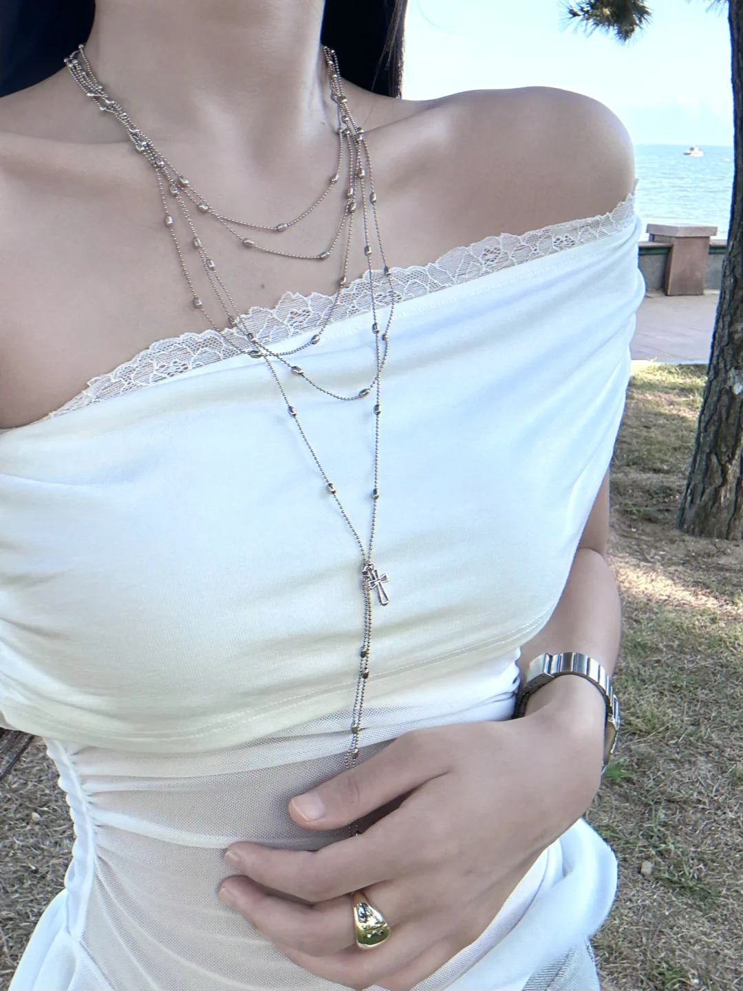 ins海边氛围感穿搭～?