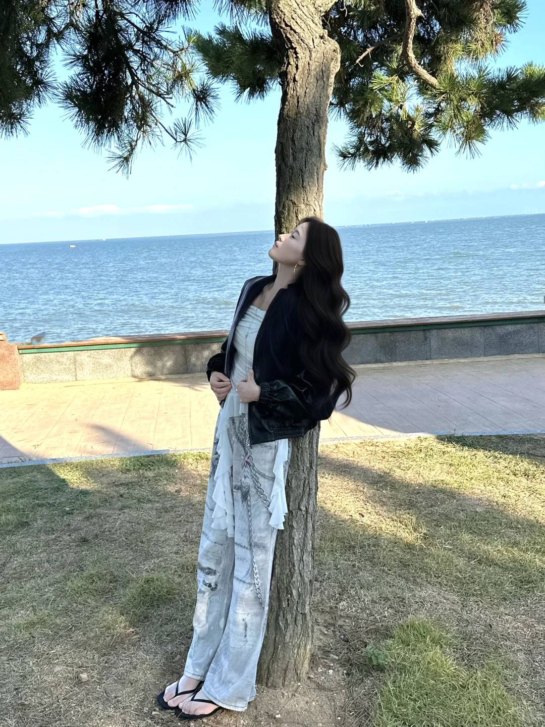 ins海边氛围感穿搭～?