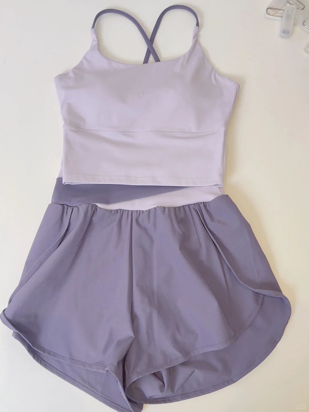 49.9?瑜伽服套装?带胸垫上衣➕防走光短裤