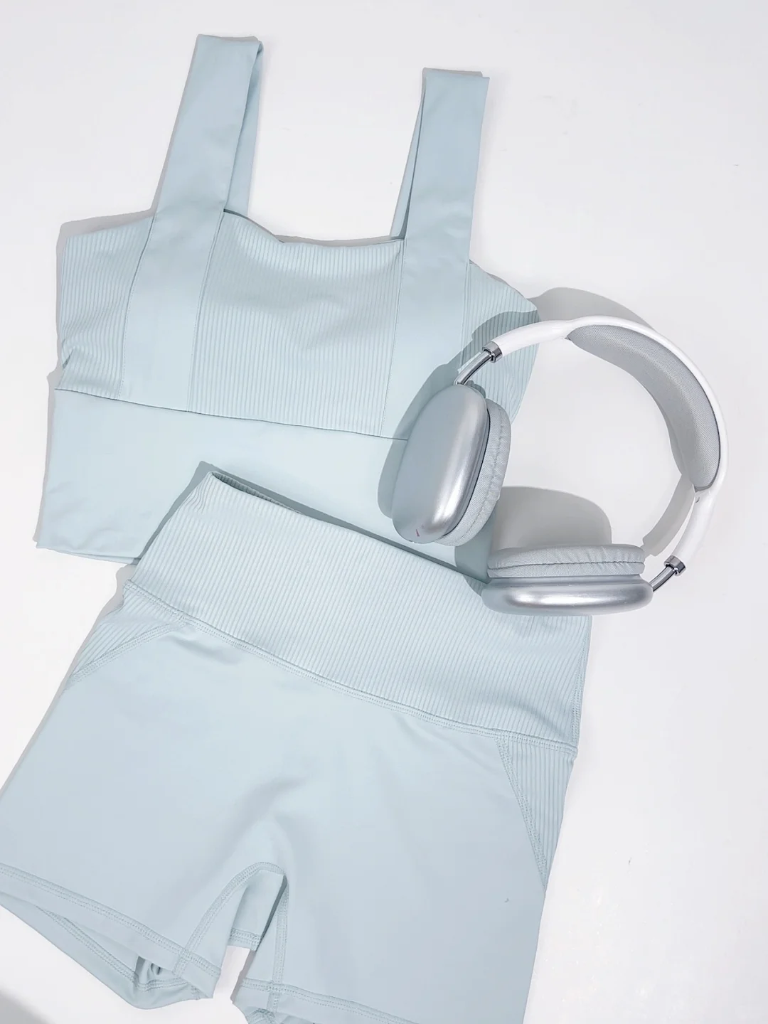 今日份普拉提女孩?温柔蓝色系?49超显瘦