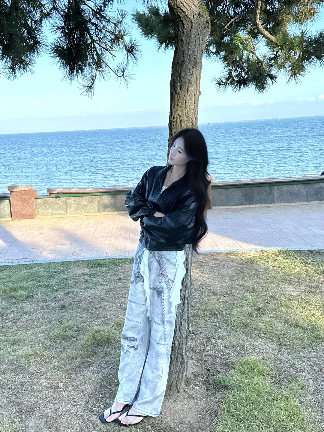 ins海边氛围感穿搭～?