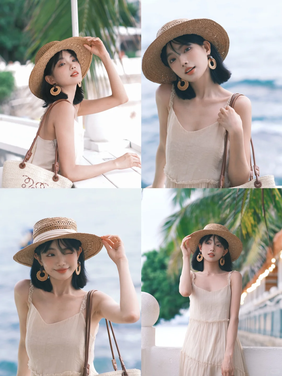 ? ?? ? ⭒˚ 她有好多海边拍照姿势.ᐟ.ᐟ