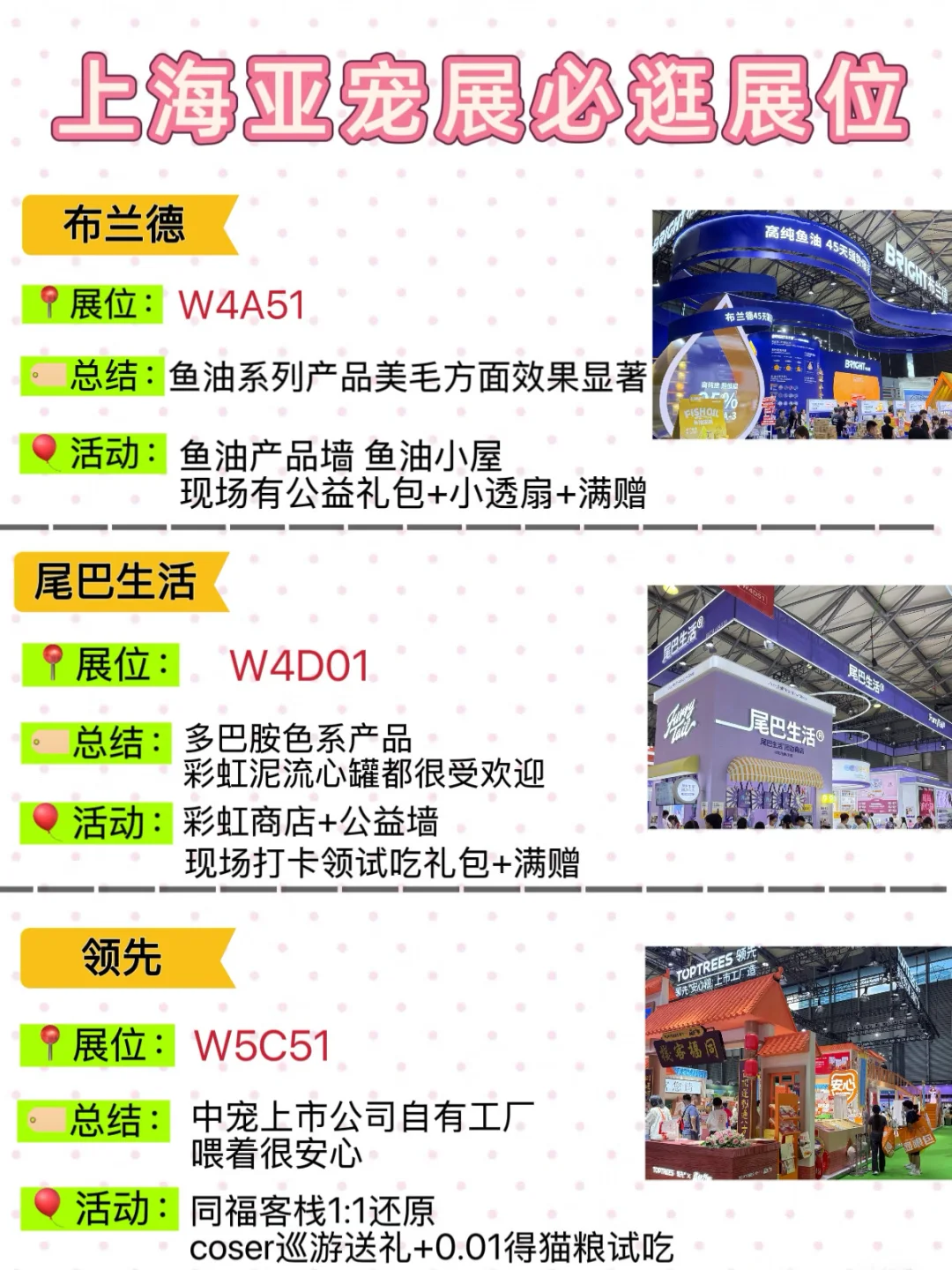 展位信息汇总?2025亚宠展这12个展会值得逛