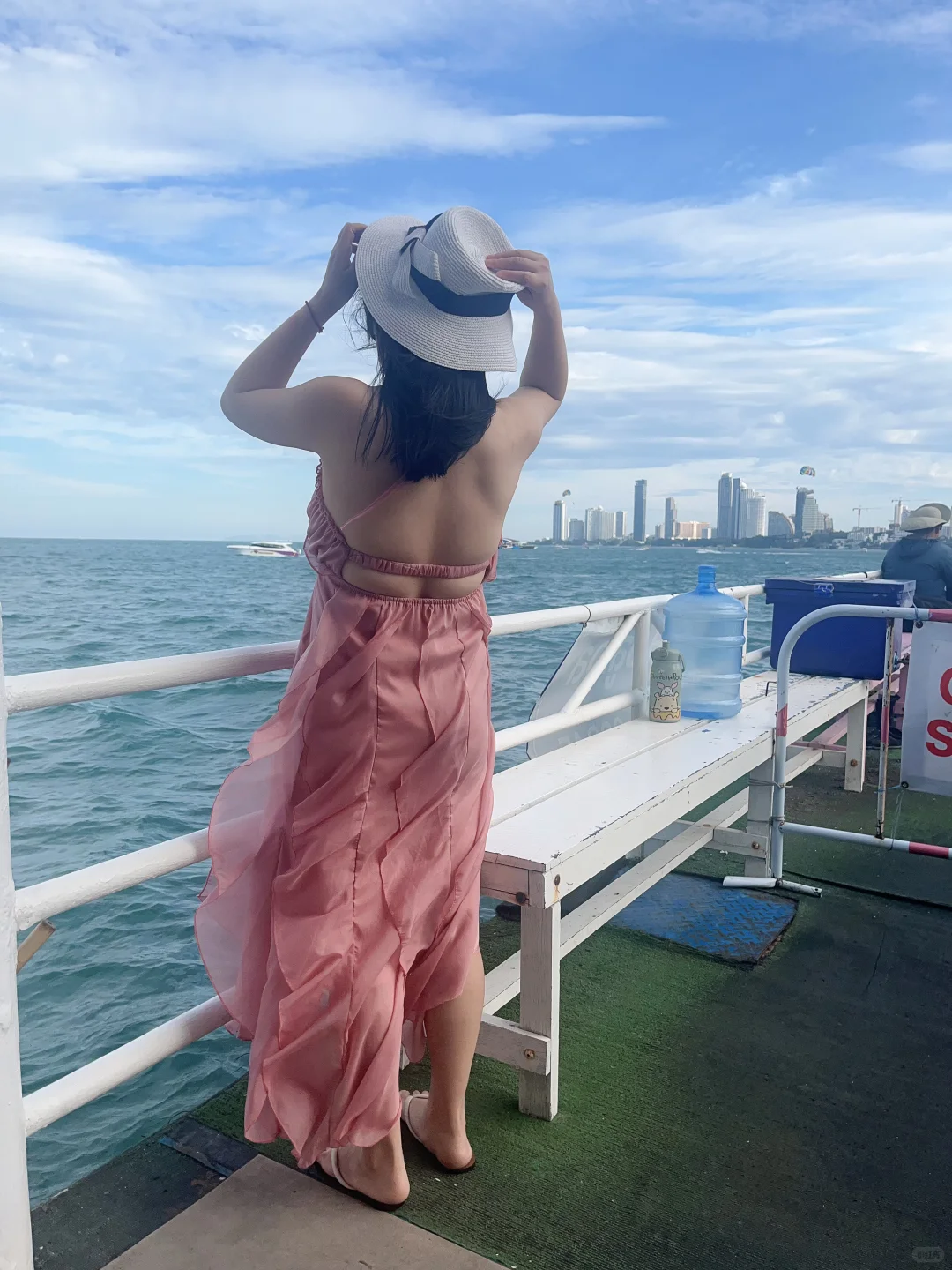 微胖女生 海边穿搭 出海?