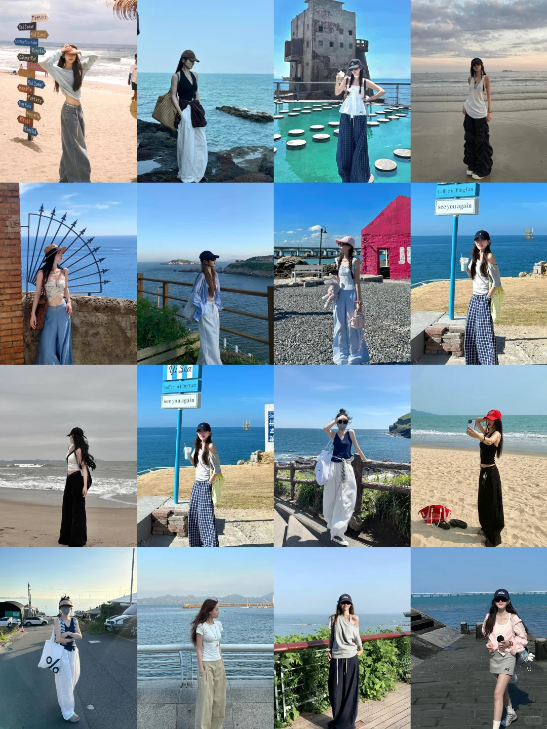 存～海边自由感拍照?姿势！