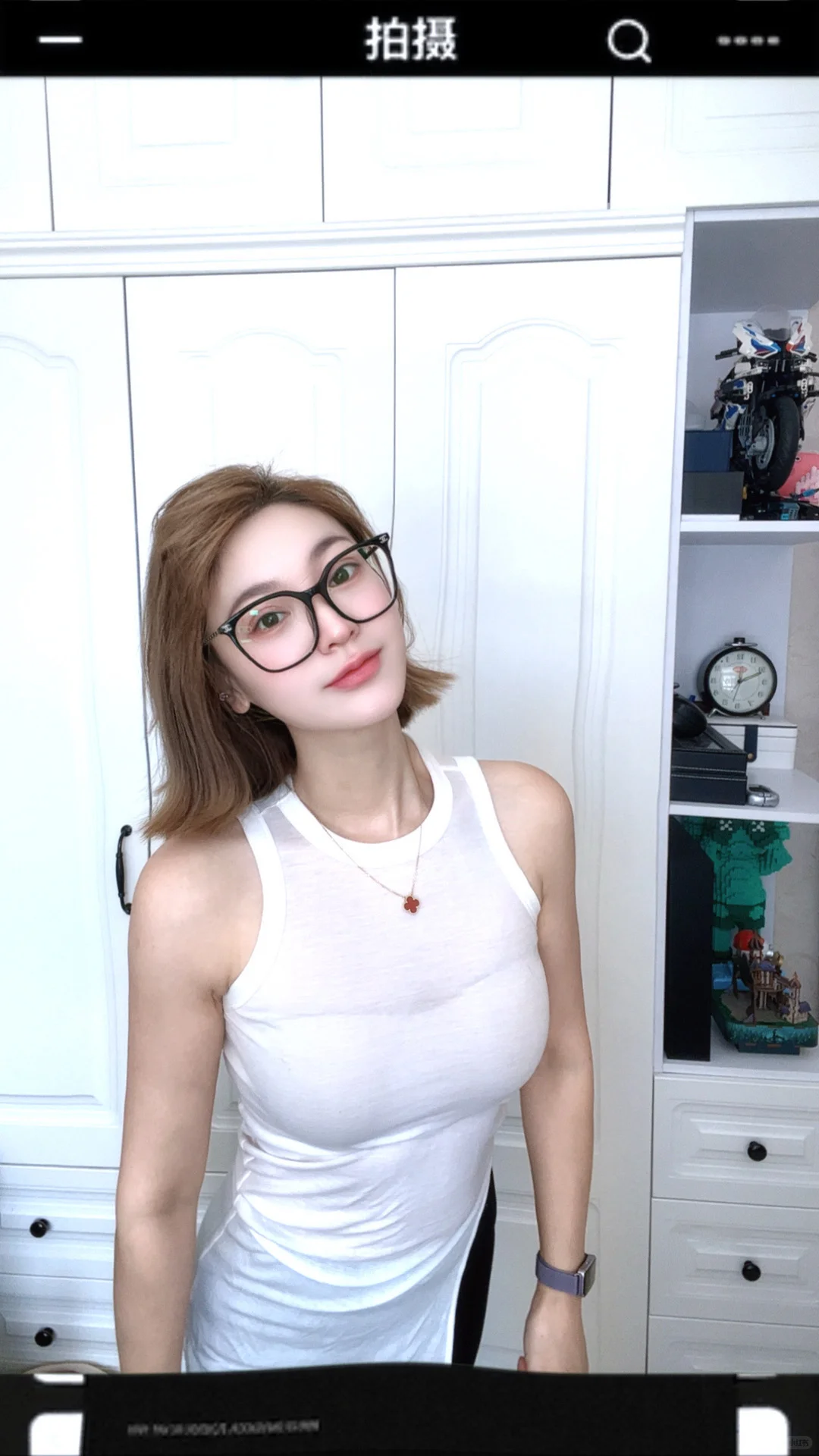 中年少妇，失业后，生活状态，之居家自拍篇