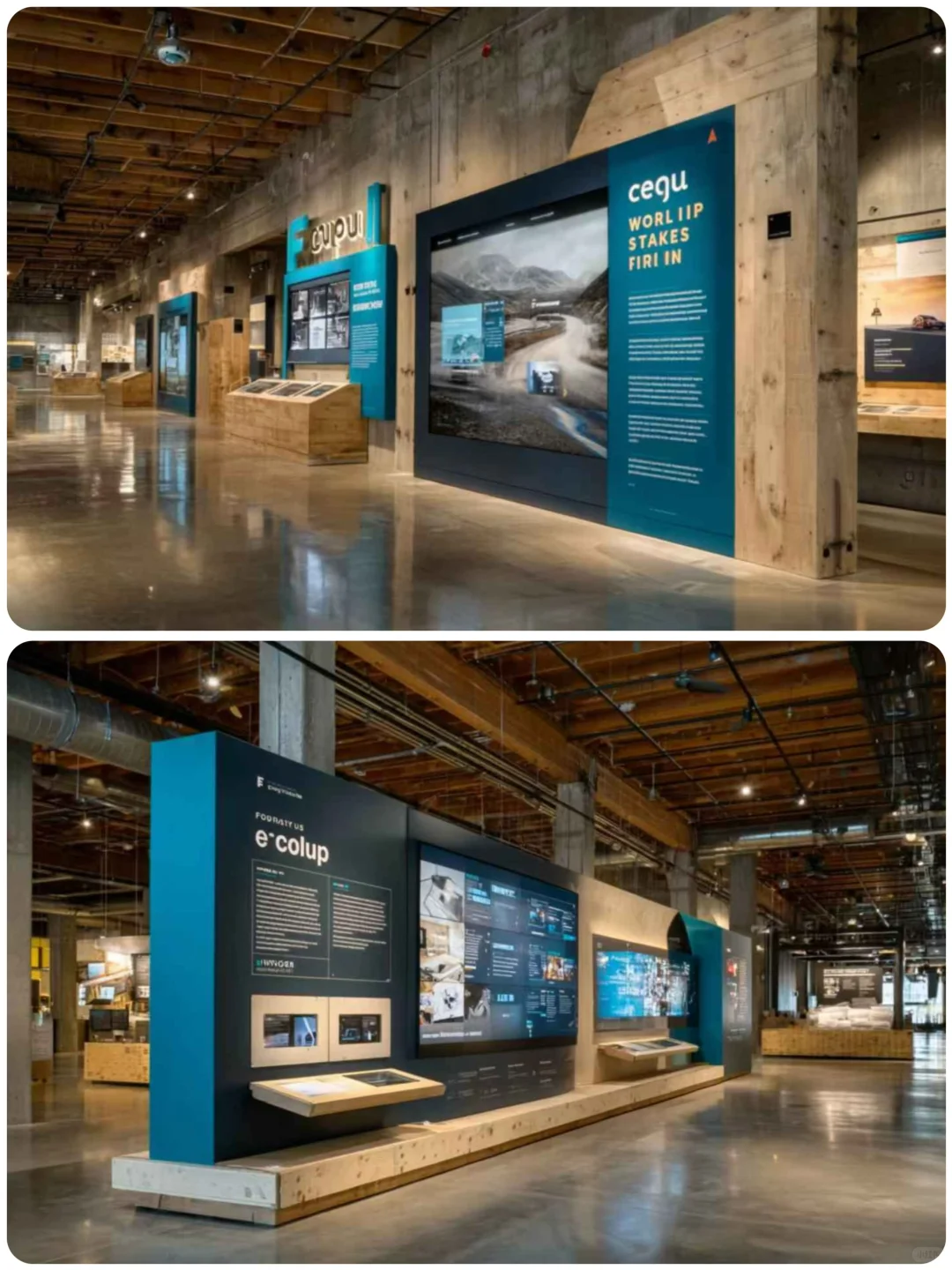 谁说工业风不能做展览了?