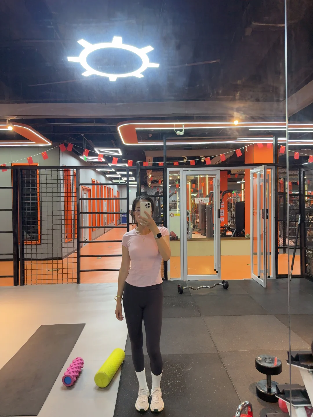 中年少妇的健身打卡日常