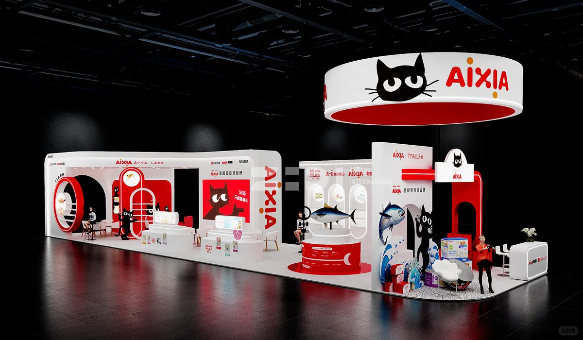 1:1还原?144平上海宠物展会设计布置搭建