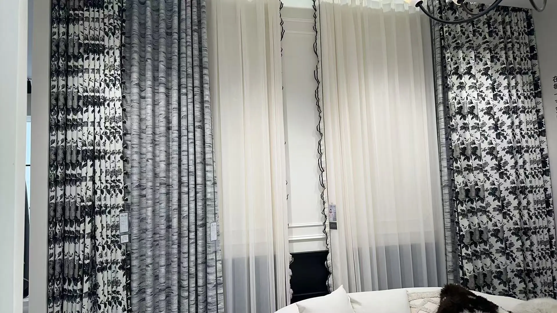 南沙窗帘老板正在参加窗帘展会，有需要的来