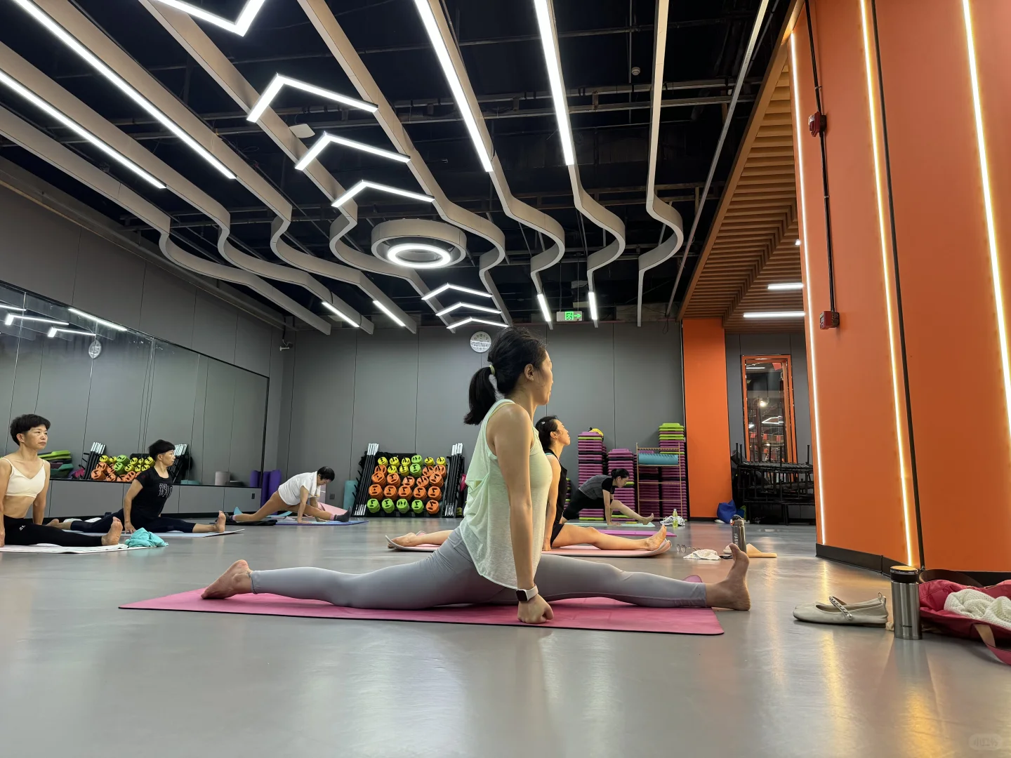 中年少妇的健身打卡日常