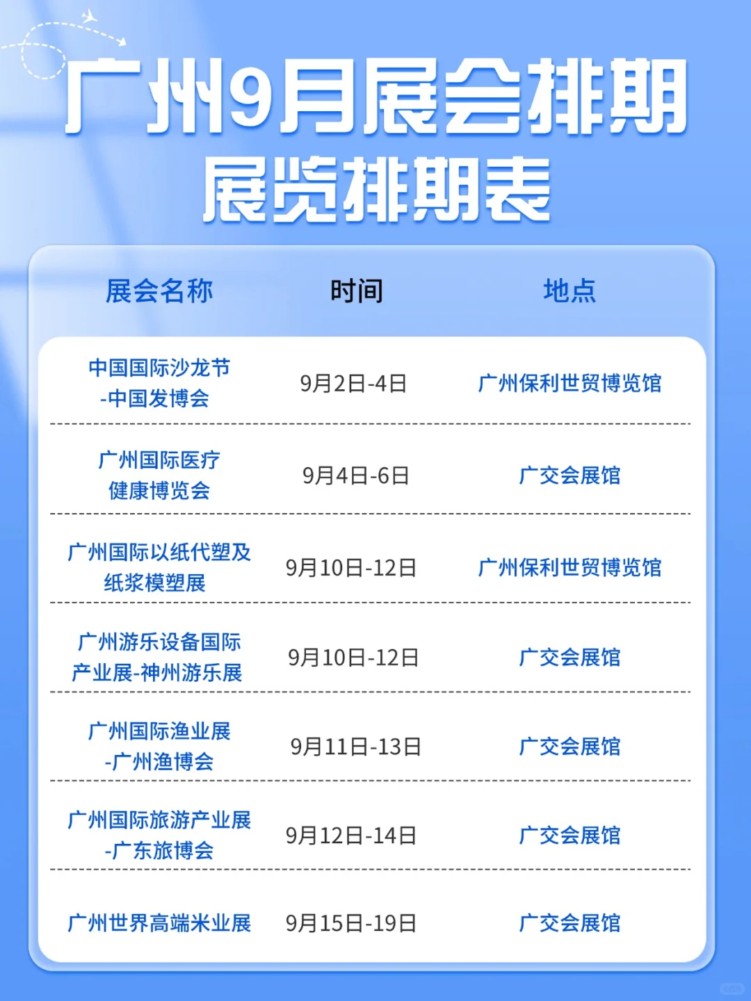 25年广州9月展会排期表?速看攻略！