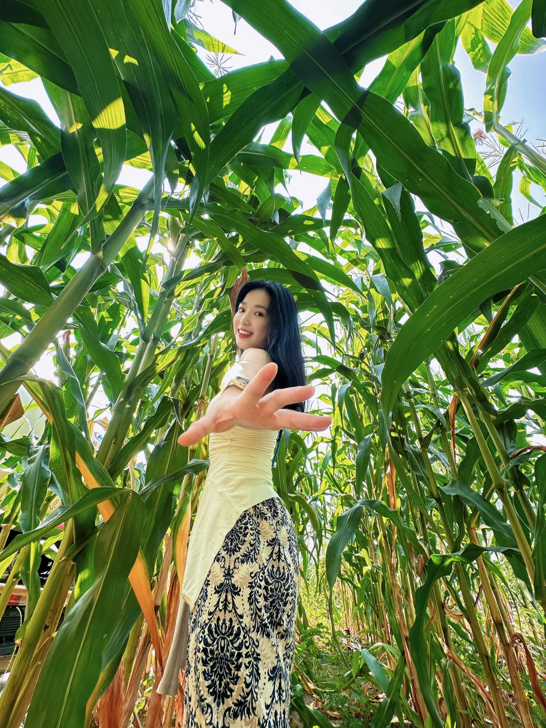 走进庄稼地感受大自然