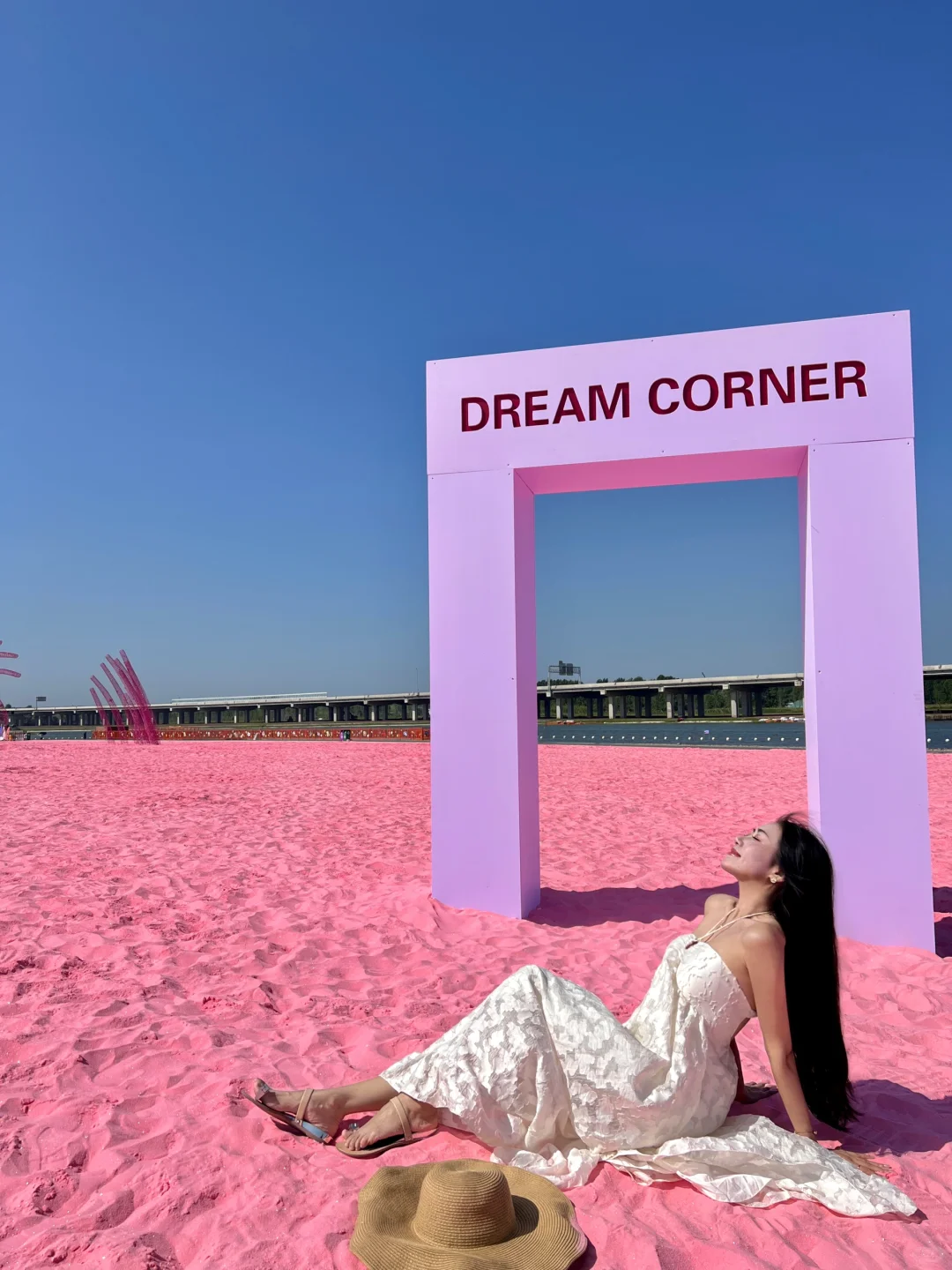 不是巴厘岛?️长春粉色沙滩太美了｜肆季南河