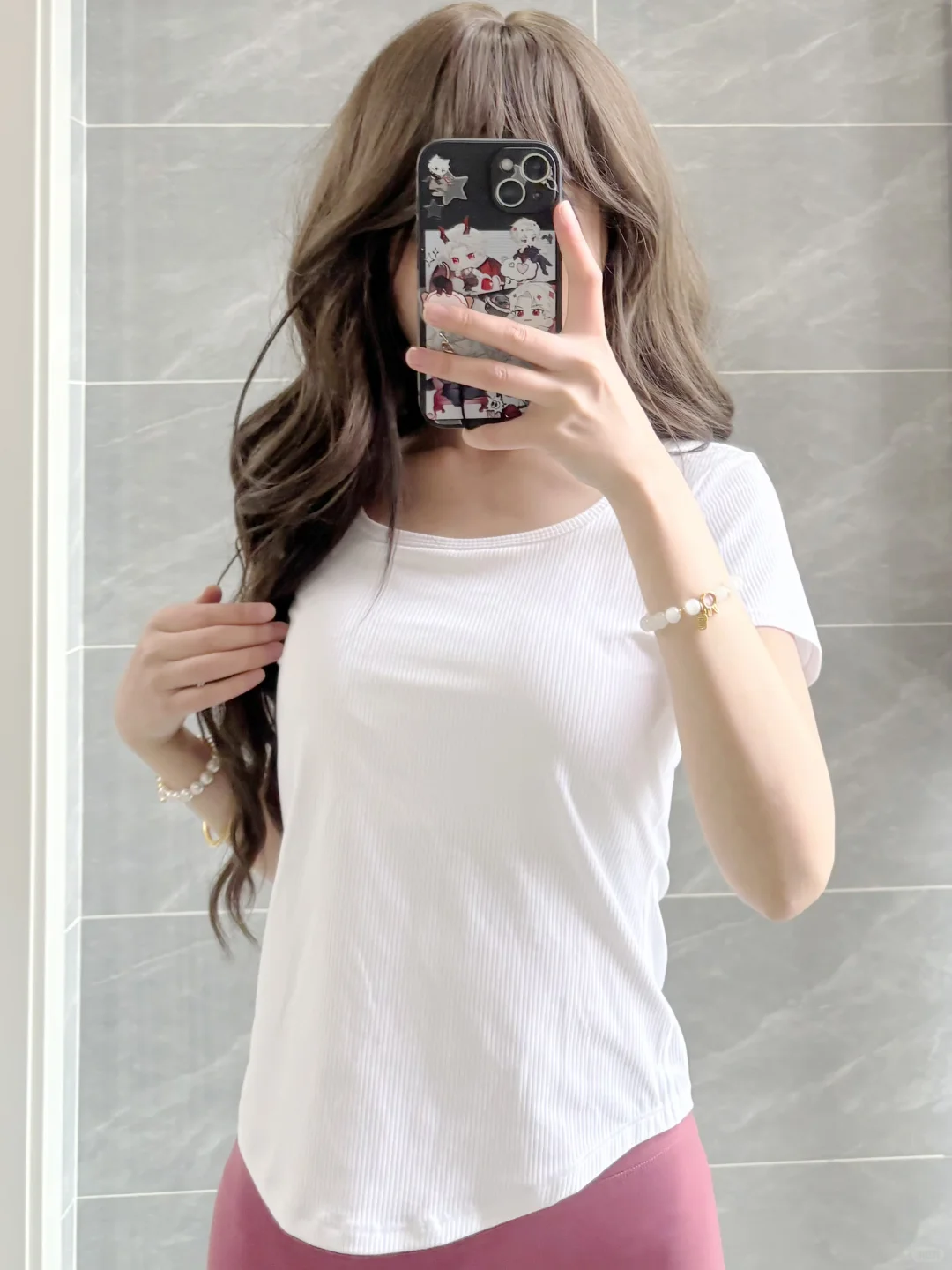 玫红色真的yyds！瑜伽裤！