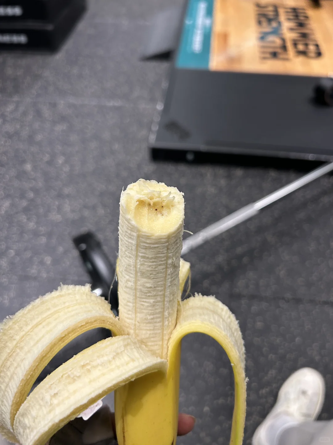 两年前买的瑜伽裤今天第一次穿～