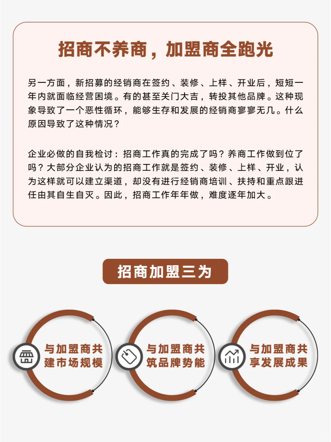 招商不养商加盟商全跑光