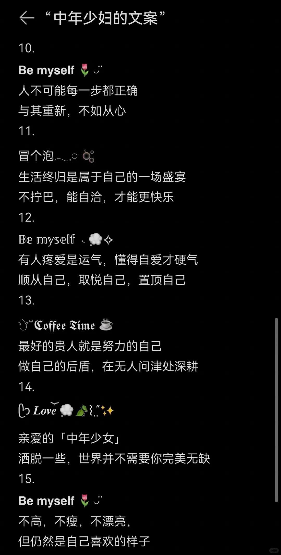 “中年少妇的文案”