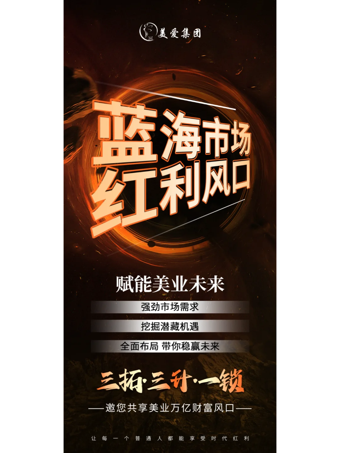 招商造势招商发布会海报美业海报｜美业设计