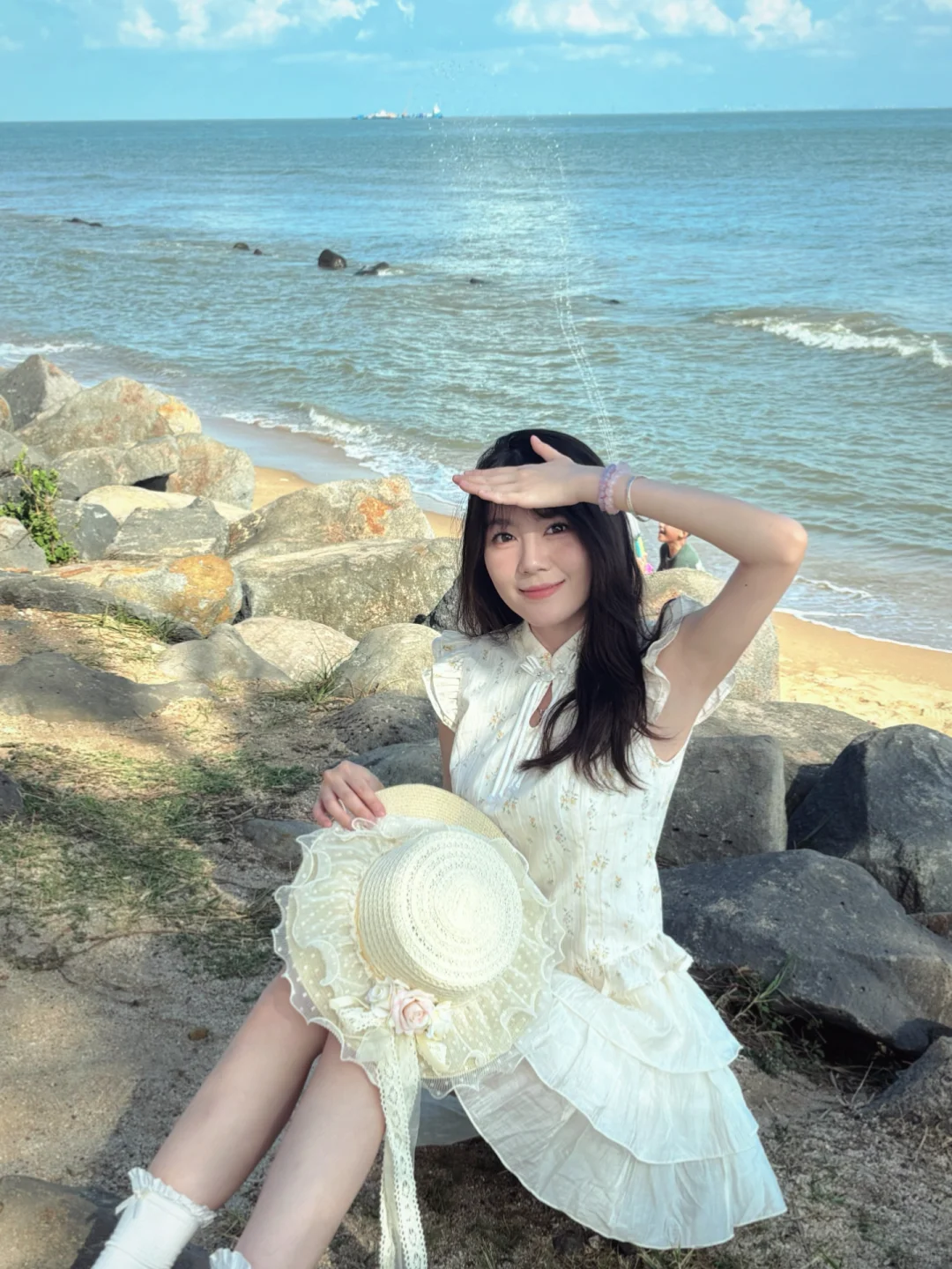 ?158小个子海边穿搭～